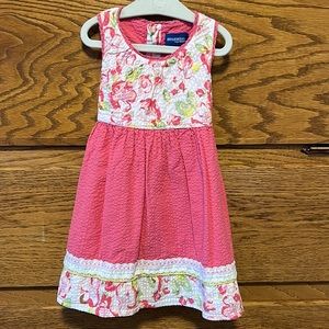 Excellent condition Oshkosh Genuine Kids seersucker dress | 24 months